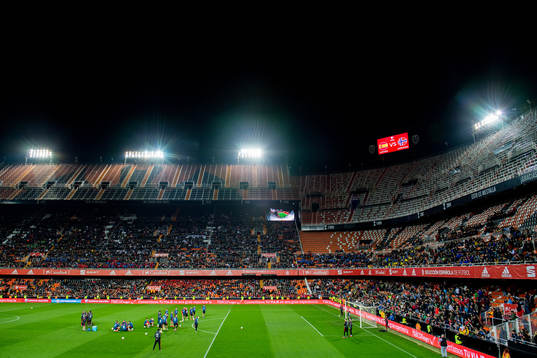 General view of Estadio Mestalla