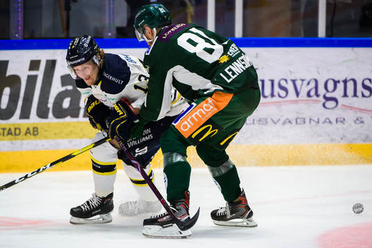 s Oscar Sundh och Färjestads Theodor Lennström