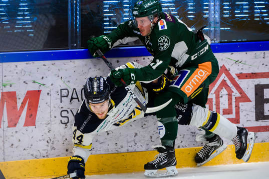 s Mikko Lehtonen och Färjestads Joakim Nygård