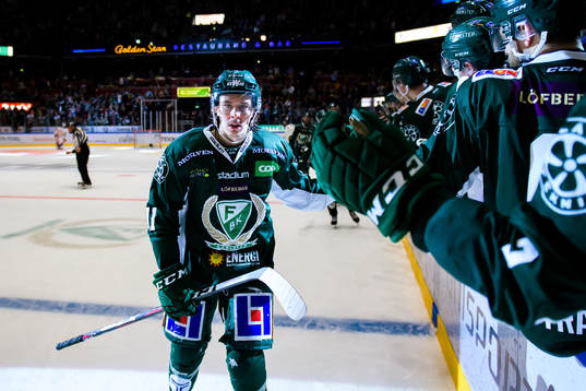 Färjestads Joakim Nygård jublar