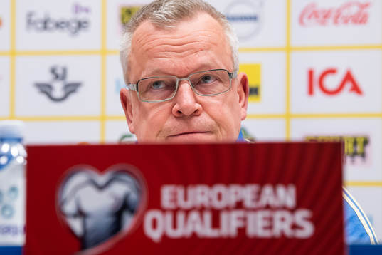 Sweden's head coach Janne Andersson