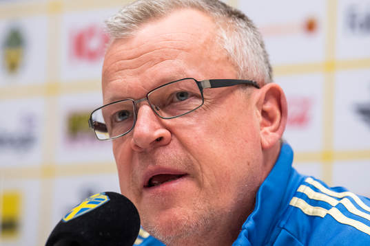Sweden's head coach Janne Andersson