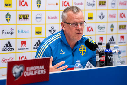 Sweden's head coach Janne Andersson