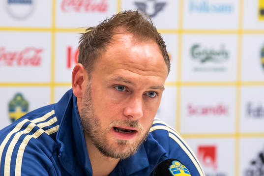 Sweden's team captain Andreas Granqvist