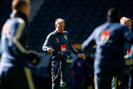 Sweden's team captain Andreas