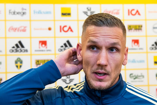 Sweden's goalkeeper Robin Olsen