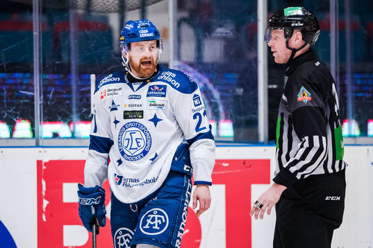 Leksands Mattias Ritola reagerar