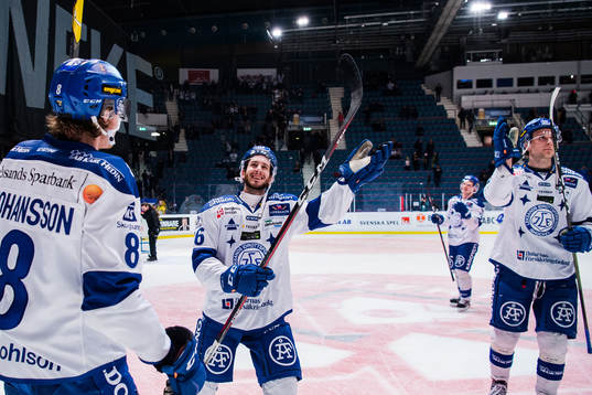 Leksands Kevin Schulze jublar