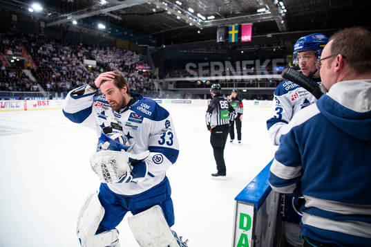 Leksands målvakt Axel Brage