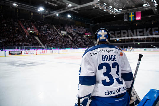 Leksands målvakt Axel Brage