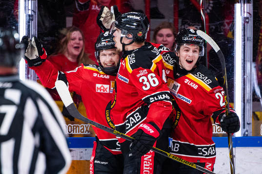 Luleås Einar Emanuelsson jublar