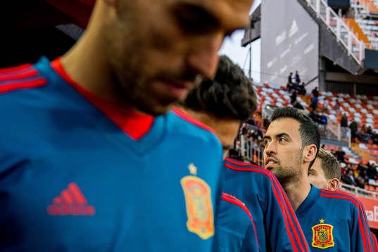 Sergio Busquets of Spain