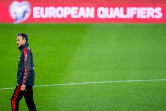 Luis Enrique, head coach of Spain