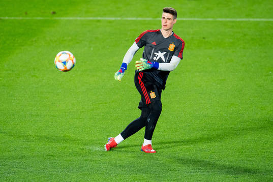 Goalkeeper Kepa Arrizabalaga of Spain