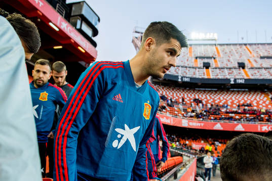 Alvaro Morata of Spain