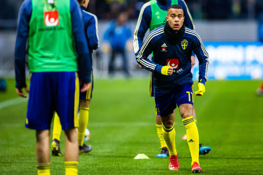 Robin Quaison of Sweden