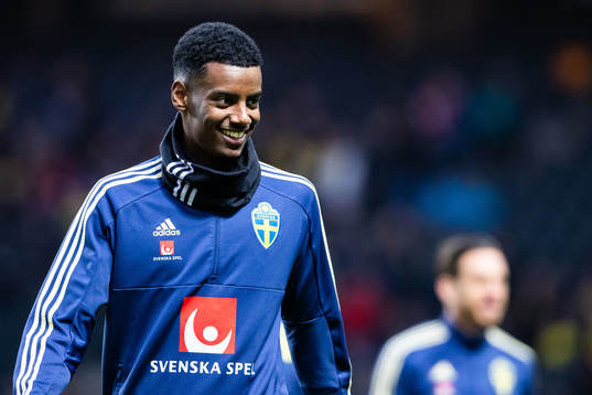 Alexander Isak of Sweden
