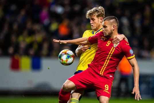 Filip Helander of Sweden and George Puscas of Romania