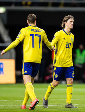 Viktor Claesson and Kristoffer Olsson of Sweden
