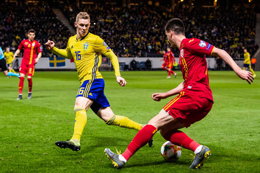 Emil Krafth of Sweden and Tudor Baluta of Romania