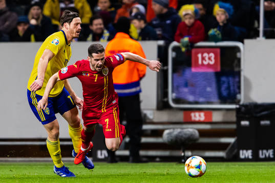 Gustav Svensson of Sweden and Alexandru Chipciu of Romania