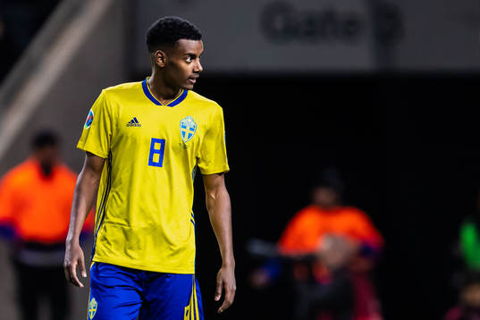 Alexander Isak of Sweden