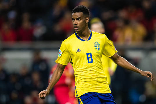 Alexander Isak of Sweden
