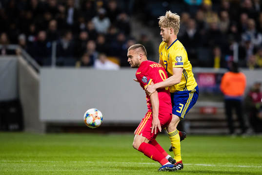 George Puscas of Romania and Filip Helander of Sweden