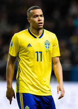 Robin Quaison of Sweden