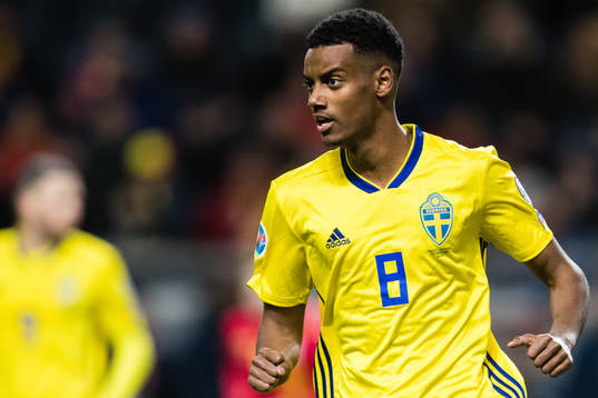 Alexander Isak of Sweden