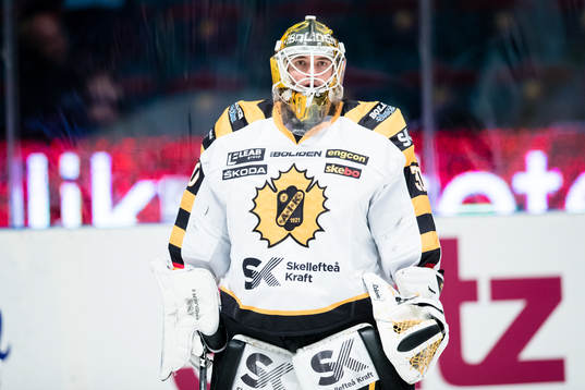 Skellefteås målvakt Gustaf Lindvall