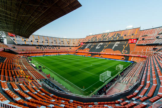 General view of Estadio Mestalla
