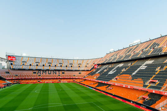 General view of Estadio Mestalla