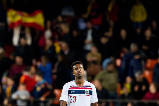 Ola Kamara of Norway looks dejected
