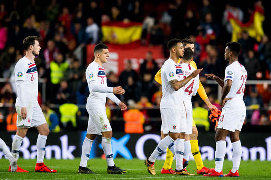 Håvard Nordtveit, Mohamed Elyounoussi, Joshua King and Ola