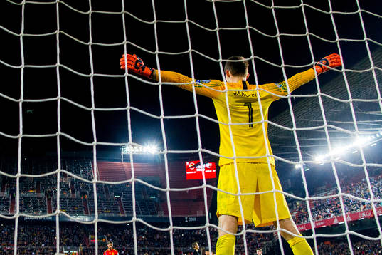 Goalkeeper Rune Almenning Jarstein of Norway