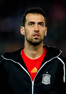 Sergio Busquets of Spain