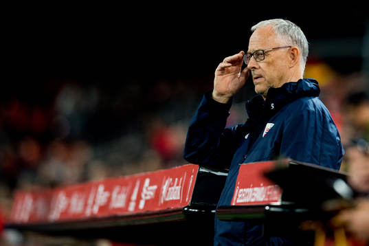 Lars Lagerbäck, head coach of Norway