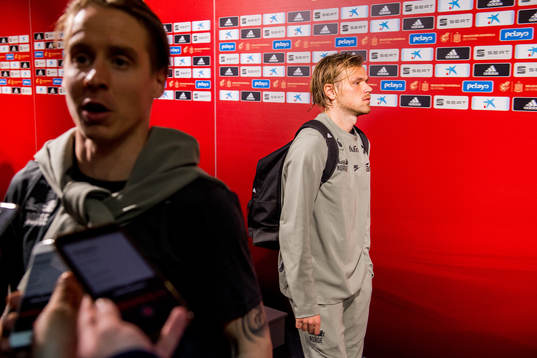 Stefan Johansen and Iver Fossum of Norway