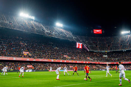 General view of Estadio Mestalla