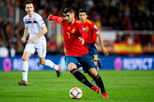 Alvaro Morata of Spain