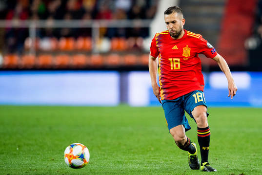 Jordi Alba of Spain