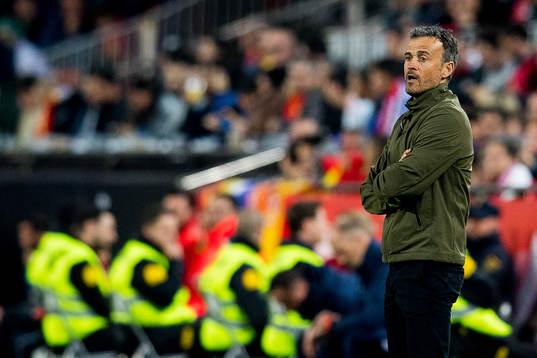 Luis Enrique, head coach of Spain