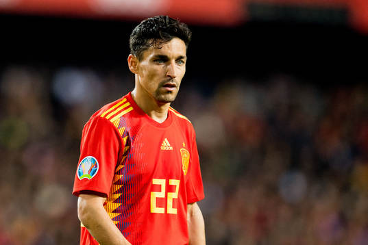 Jesus Navas of Spain
