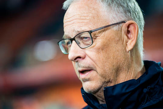Lars Lagerbäck, head coach of Norway