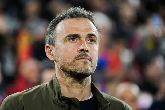 Luis Enrique, head coach of Spain