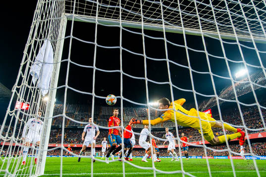 Goalkeeper Rune Almenning Jarstein of Norway