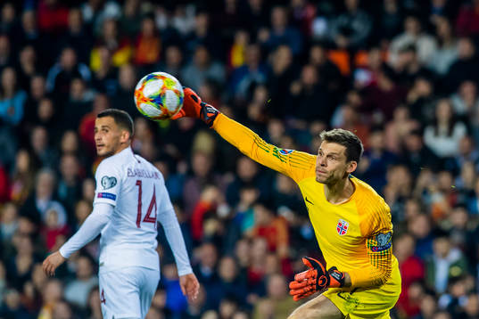 Goalkeeper Rune Almenning Jarstein