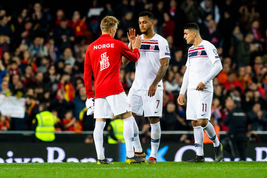 Martin Ødegaard, Joshua King and Mohamed Elyounoussi look