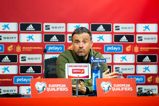 Luis Enrique, head coach of Spain
